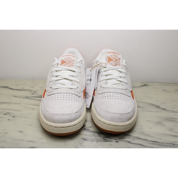 Reebok Women's Club C Revenge Vintage Chalk/Orange Sneakers (US 6.5) NEW-GV6971 - Picture 3 of 10